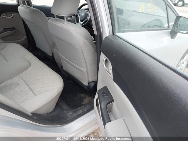 20257404 :رقم المزاد ، 2HGFB2F44FH007467 vin ، 2015 Honda Civic Lx مزاد بيع