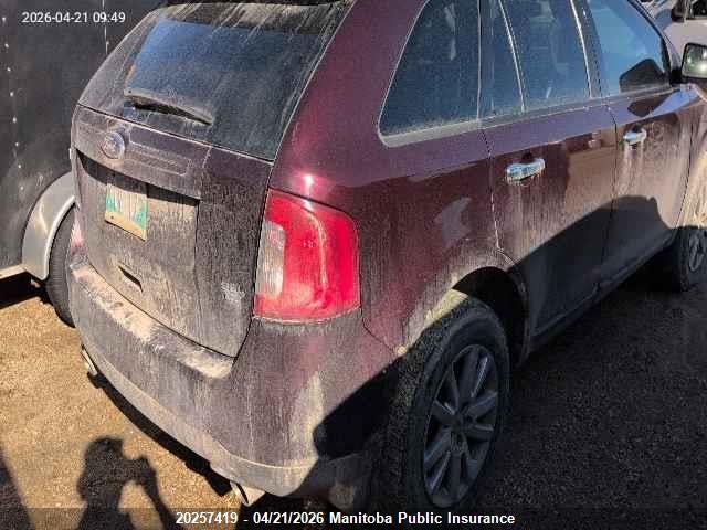 2011 Ford Edge Sel მანქანა იყიდება აუქციონზე, vin: 2FMDK4JC5BBA54645, აუქციონის ნომერი: 20257419