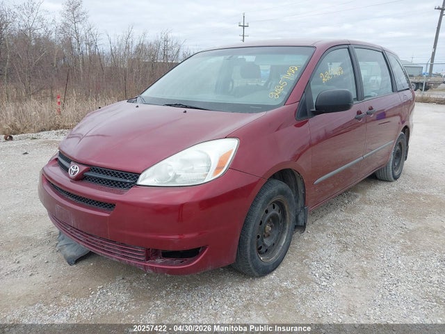 2004 Toyota Sienna Ce V6 მანქანა იყიდება აუქციონზე, vin: 5TDZA29C14S008575, აუქციონის ნომერი: 20257422