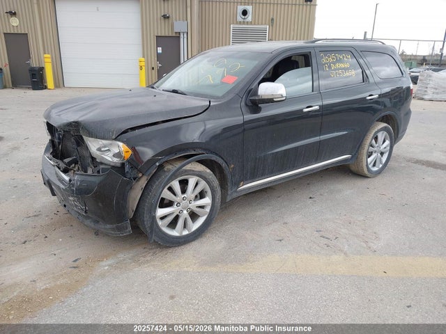 20257424 :رقم المزاد ، 1C4RDJDG8CC253658 vin ، 2012 Dodge Durango Crew Plus مزاد بيع