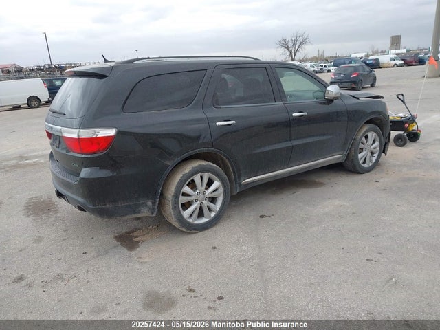 20257424 :رقم المزاد ، 1C4RDJDG8CC253658 vin ، 2012 Dodge Durango Crew Plus مزاد بيع