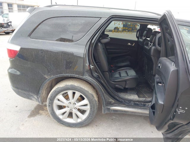 20257424 :رقم المزاد ، 1C4RDJDG8CC253658 vin ، 2012 Dodge Durango Crew Plus مزاد بيع