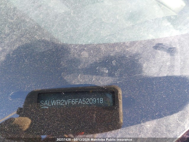 SALWR2VF6FA520918 Land Rover Range Rover Sport Hse