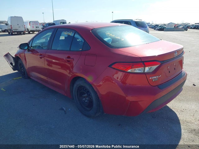 20257440 :رقم المزاد ، 5YFBPRBE3LP142127 vin ، 2020 Toyota Corolla Le مزاد بيع