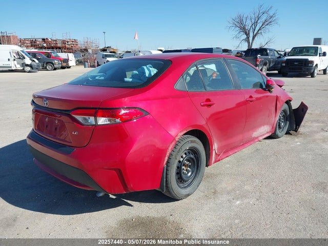 20257440 :رقم المزاد ، 5YFBPRBE3LP142127 vin ، 2020 Toyota Corolla Le مزاد بيع
