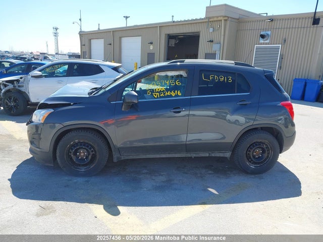 Aukcja sprzedaży 2015 Chevrolet Trax Lt, vin: 3GNCJMSB7FL236616, numer aukcji: 20257456