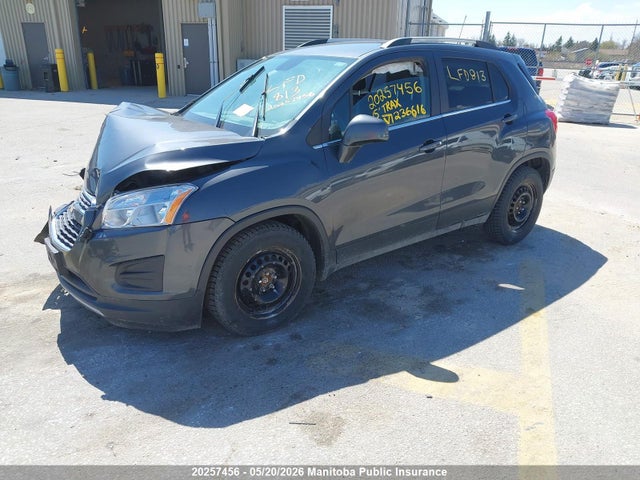 Aukcja sprzedaży 2015 Chevrolet Trax Lt, vin: 3GNCJMSB7FL236616, numer aukcji: 20257456