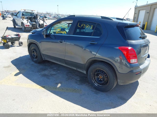 Aukcja sprzedaży 2015 Chevrolet Trax Lt, vin: 3GNCJMSB7FL236616, numer aukcji: 20257456