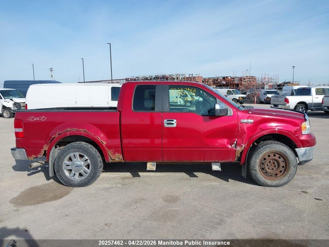 20257462 :رقم المزاد ، 1FTPX14V58FB73902 vin ، 2008 Ford F150 Lariat Supercab مزاد بيع