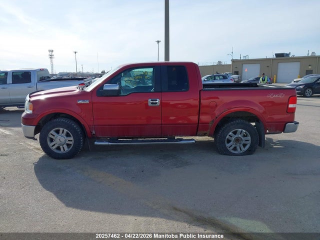 20257462 :رقم المزاد ، 1FTPX14V58FB73902 vin ، 2008 Ford F150 Lariat Supercab مزاد بيع