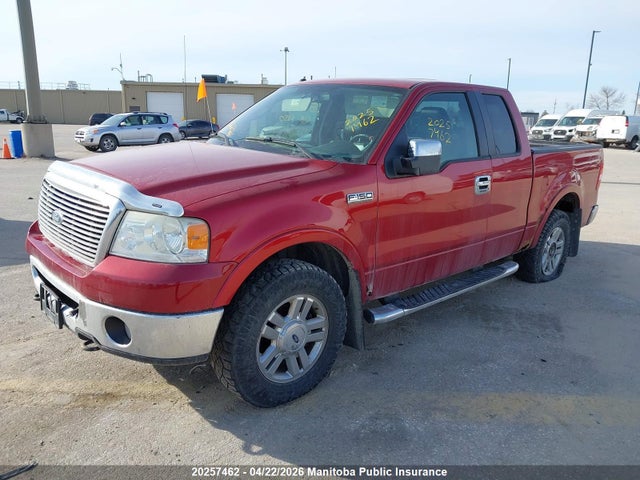 20257462 :رقم المزاد ، 1FTPX14V58FB73902 vin ، 2008 Ford F150 Lariat Supercab مزاد بيع