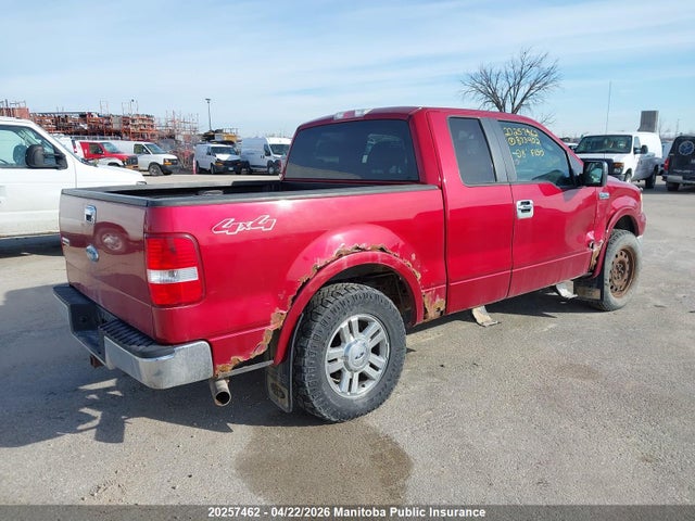 20257462 :رقم المزاد ، 1FTPX14V58FB73902 vin ، 2008 Ford F150 Lariat Supercab مزاد بيع
