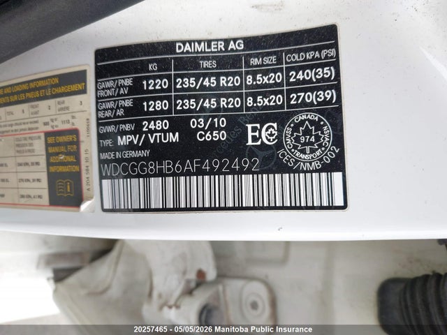 Продаж на аукціоні авто 2010 Mercedes Benz Glk350, vin: WDCGG8HB6AF492492, номер лоту: 20257465