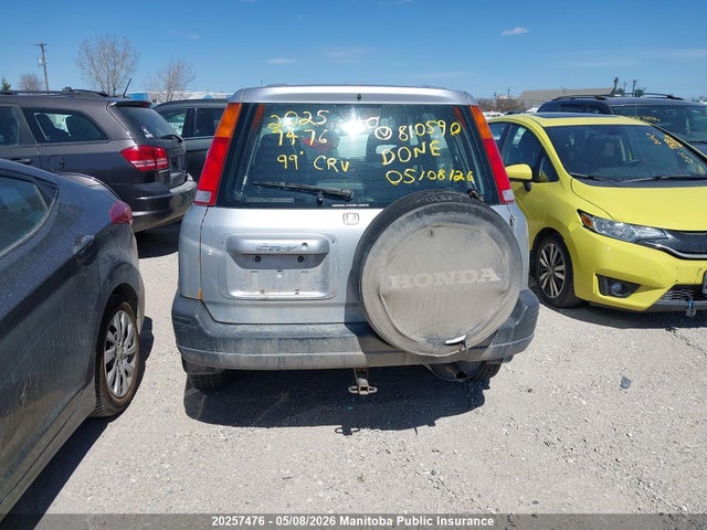 1999 Honda Cr-v მანქანა იყიდება აუქციონზე, vin: JHLRD1851XC810590, აუქციონის ნომერი: 20257476