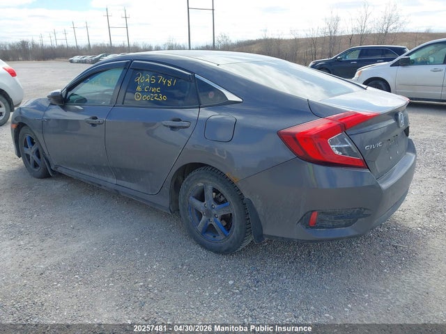 Продажа на аукционе авто 2016 Honda Civic Ex, vin: 2HGFC2F72GH002230, номер лота: 20257481