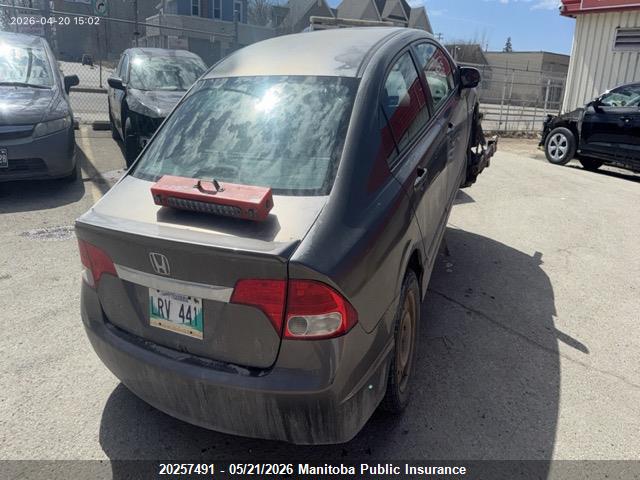 20257491 :رقم المزاد ، 2HGFA16669H030185 vin ، 2009 Honda Civic Sport مزاد بيع