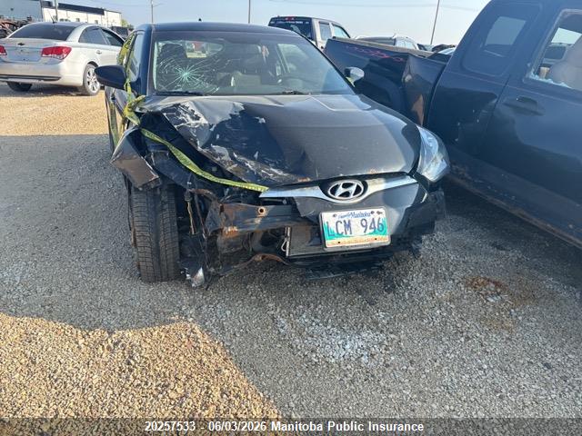 20257533 :رقم المزاد ، KMHTC6AD4CU045444 vin ، 2012 Hyundai Veloster مزاد بيع