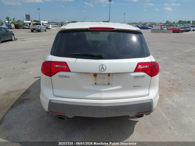 20257535 :رقم المزاد ، 2HNYD28209H006991 vin ، 2009 Acura Mdx مزاد بيع