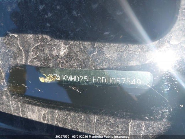 20257550 :رقم المزاد ، KMHD25LE0DU057549 vin ، 2013 Hyundai Elantra Gt Gl مزاد بيع