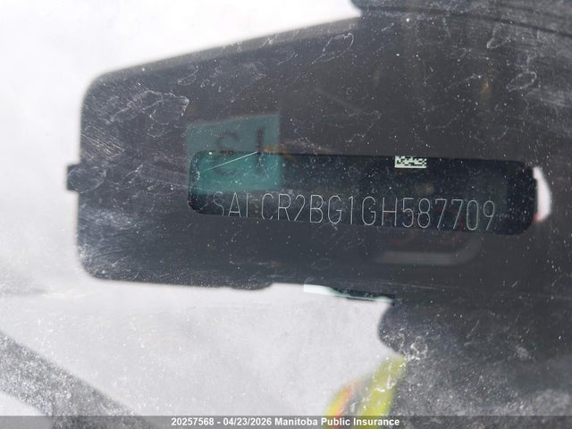 SALCR2BG1GH587709 Land Rover Discovery Sport Hse