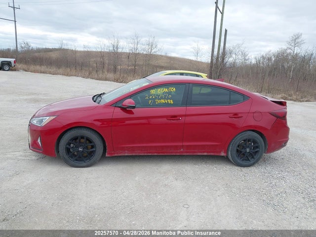 2020 Hyundai Elantra Preferred მანქანა იყიდება აუქციონზე, vin: KMHD84LF8LU086488, აუქციონის ნომერი: 20257570