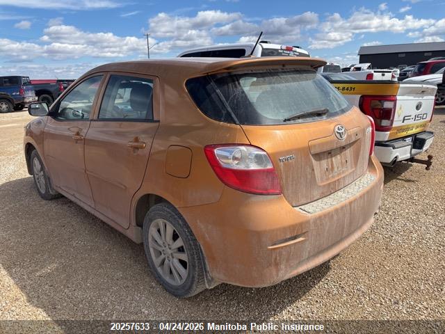 2009 Toyota Matrix მანქანა იყიდება აუქციონზე, vin: 2T1KU40EX9C039407, აუქციონის ნომერი: 20257633