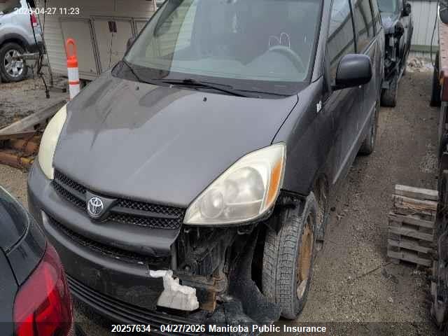 2005 Toyota Sienna Ce V6 მანქანა იყიდება აუქციონზე, vin: 5TDZA29C65S261506, აუქციონის ნომერი: 20257634