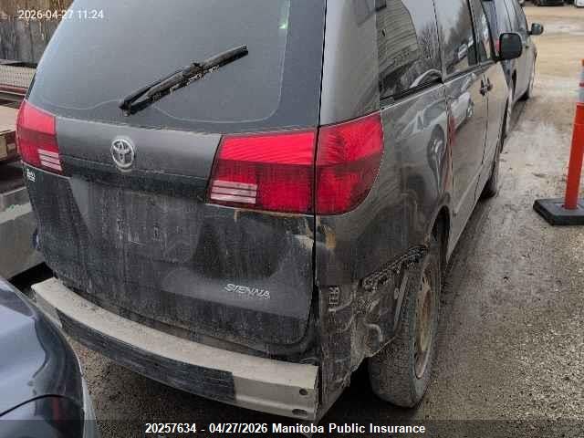 2005 Toyota Sienna Ce V6 მანქანა იყიდება აუქციონზე, vin: 5TDZA29C65S261506, აუქციონის ნომერი: 20257634