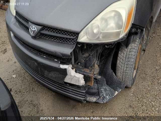 2005 Toyota Sienna Ce V6 მანქანა იყიდება აუქციონზე, vin: 5TDZA29C65S261506, აუქციონის ნომერი: 20257634