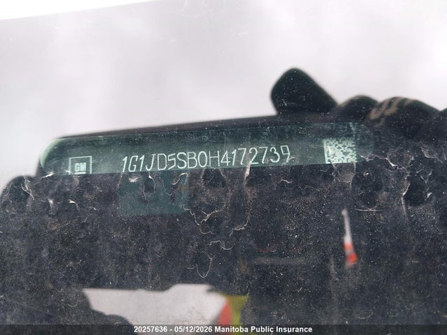 1G1JD5SB0H4172739 Chevrolet SONIC LT