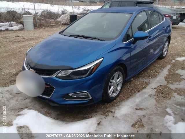 1G1BE5SM7J7128146 Chevrolet Cruze Lt Turbo