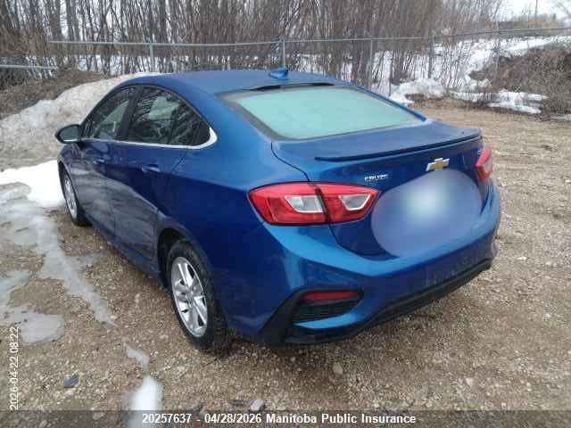1G1BE5SM7J7128146 Chevrolet Cruze Lt Turbo