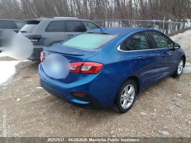 1G1BE5SM7J7128146 Chevrolet Cruze Lt Turbo