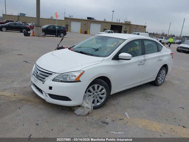 Продажа на аукционе авто 2015 Nissan Sentra 1.8 S, vin: 3N1AB7AP3FL646473, номер лота: 20257680