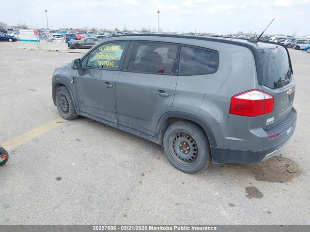 Aukcja sprzedaży 2012 Chevrolet Orlando Lt, vin: KL77P2EM5CK571216, numer aukcji: 20257686