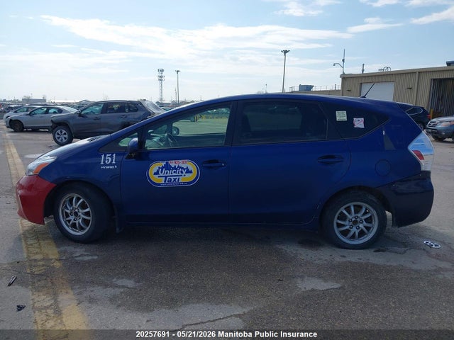 20257691 :رقم المزاد ، JTDZN3EU1EJ003867 vin ، 2014 Toyota Prius V مزاد بيع