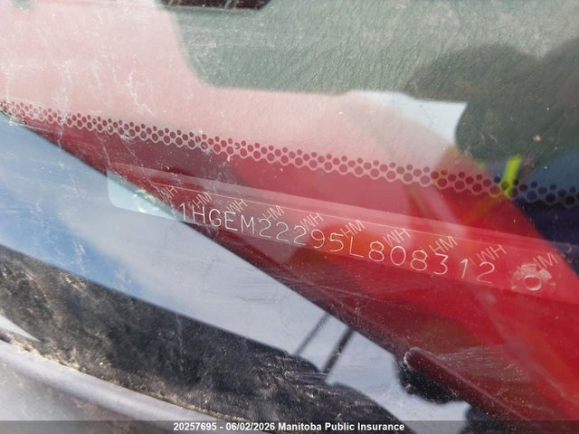 20257695 :رقم المزاد ، 1HGEM22295L808312 vin ، 2005 Honda Civic Se مزاد بيع