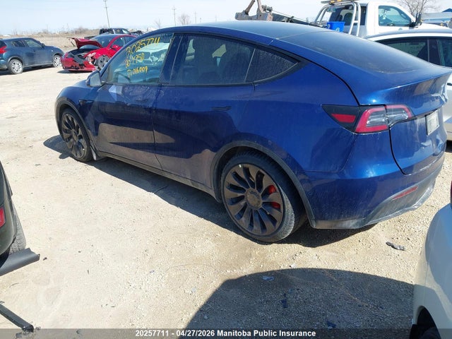 5YJYGDEF7LF016009 Tesla Model Y 75d Performance