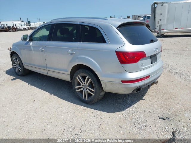 2013 Audi Q7 V6 მანქანა იყიდება აუქციონზე, vin: WA1CGCFE4DD007698, აუქციონის ნომერი: 20257713