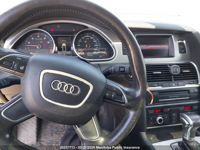 2013 Audi Q7 V6 მანქანა იყიდება აუქციონზე, vin: WA1CGCFE4DD007698, აუქციონის ნომერი: 20257713