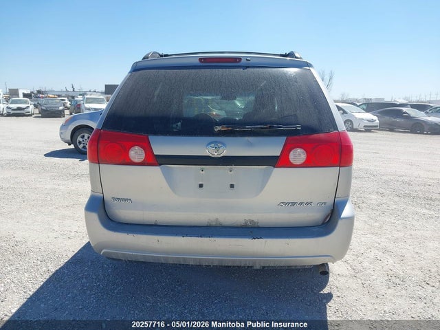 2008 Toyota Sienna Ce V6 მანქანა იყიდება აუქციონზე, vin: 5TDZK29C58S176125, აუქციონის ნომერი: 20257716
