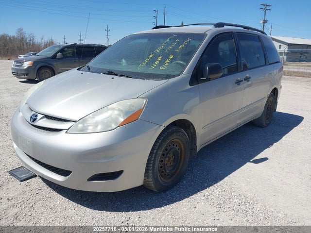 2008 Toyota Sienna Ce V6 მანქანა იყიდება აუქციონზე, vin: 5TDZK29C58S176125, აუქციონის ნომერი: 20257716