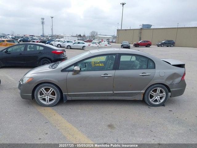 Продажа на аукционе авто 2008 Acura Csx Premium, vin: 2HHFD56738H200262, номер лота: 20257725