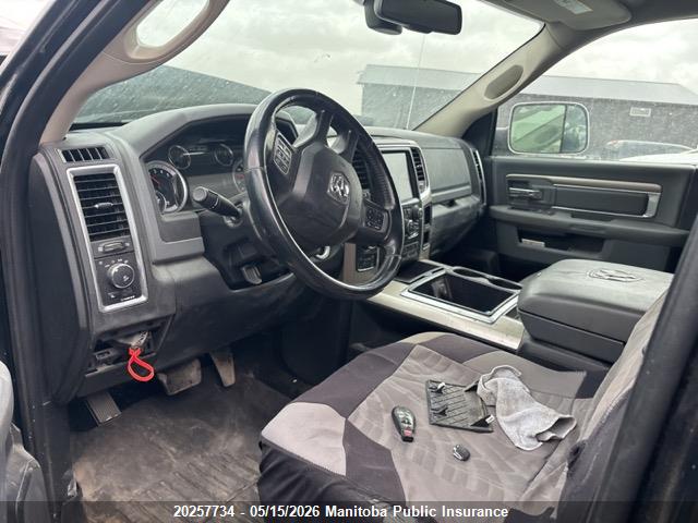 20257734 :رقم المزاد ، 1C6RR7TM4FS687430 vin ، 2015 Dodge Ram 1500 Slt Crew Cab مزاد بيع