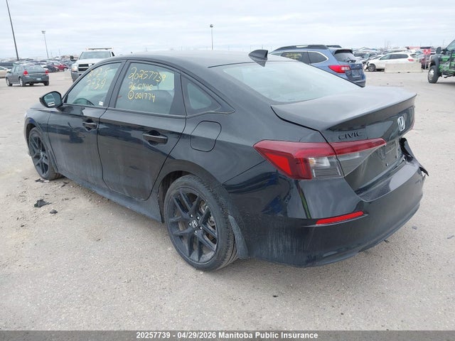 Aukcja sprzedaży 2026 Honda Civic Sport Hev, vin: 2HGFE4F83TH001774, numer aukcji: 20257739