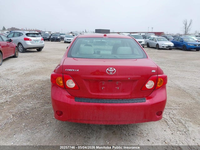 2009 Toyota Corolla Le მანქანა იყიდება აუქციონზე, vin: 2T1BU40E39C088609, აუქციონის ნომერი: 20257746