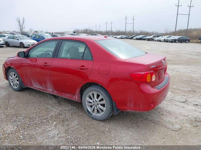 2009 Toyota Corolla Le მანქანა იყიდება აუქციონზე, vin: 2T1BU40E39C088609, აუქციონის ნომერი: 20257746