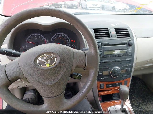 2009 Toyota Corolla Le მანქანა იყიდება აუქციონზე, vin: 2T1BU40E39C088609, აუქციონის ნომერი: 20257746