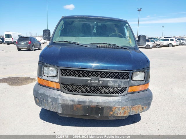 20257751 :رقم المزاد ، 1GCGG25U271135289 vin ، 2007 Chevrolet Express 2500 Cargo Van مزاد بيع
