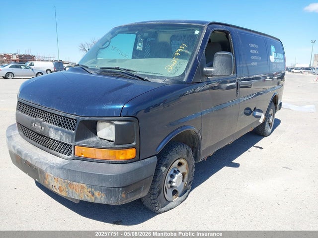20257751 :رقم المزاد ، 1GCGG25U271135289 vin ، 2007 Chevrolet Express 2500 Cargo Van مزاد بيع